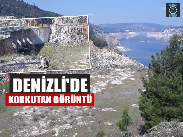Denizli'de Korkutan Görüntü