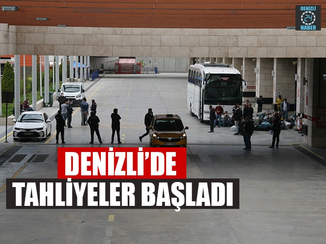 Denizli cezaevlerinde tahliyeler başladı İşte tahliye edilen mahkum sayısı