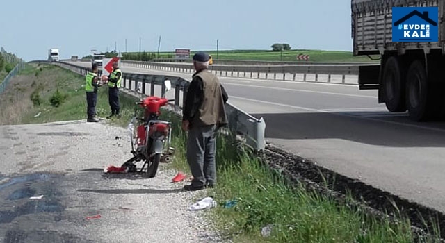 Afyonkarahisar Sandıklı’da motosiklet kazasında yolcu hayatını kaybetti