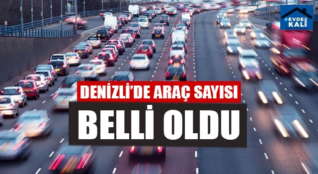 Denizli’de Araç Sayısı Belli Oldu
