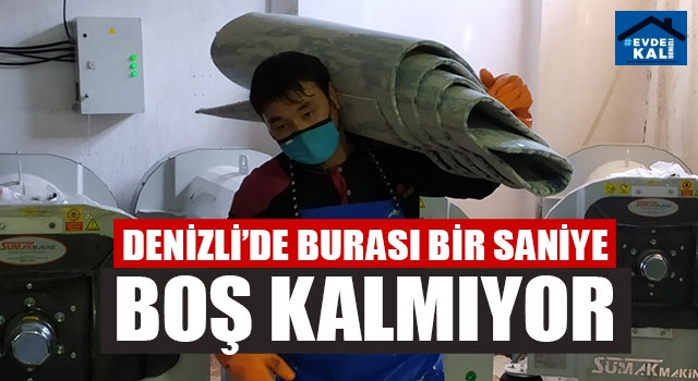 Denizli’deki halı yıkamacılarda Ramazan Bayramı öncesi yoğunluk