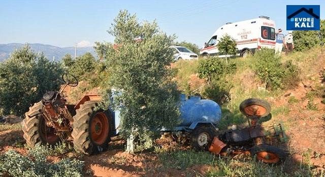 Aydın Karacasu'da traktör kazasında  Yusuf Başkan öldü