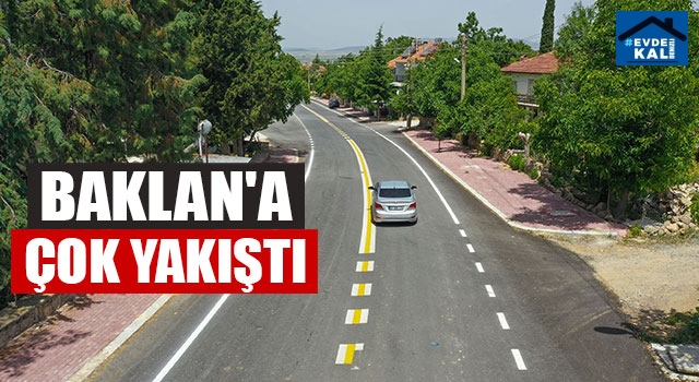 Baklan'a yaya geçidi ve yol çizgi çalışmaları yapıldı