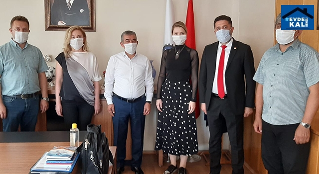 CHP Denizli'den ÇİMSE-İş Sendikası'na destek ziyareti