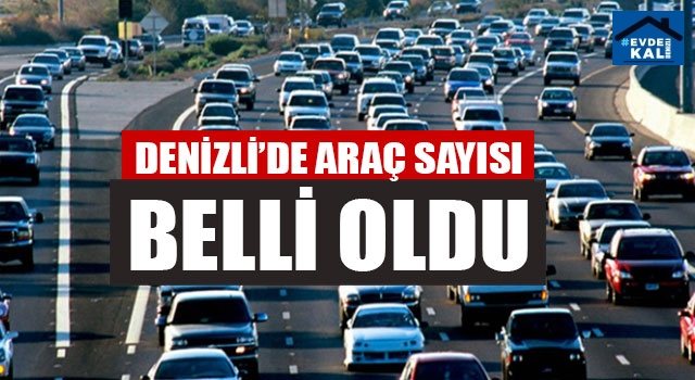 Denizli’de Araç Sayısı Belli Oldu
