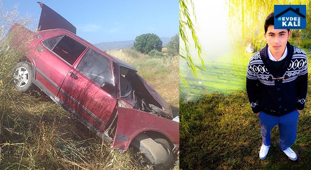 İzmir Tire’de 2 otomobil çarpıştı İbrahim Efe öldü