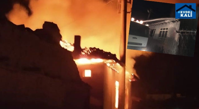 Kütahya Çavdarhisar’da tek katlı evde yangın