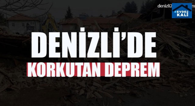 Manisa'daki Deprem Denizli'de de hissedildi