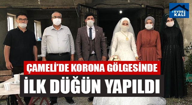 Çameli’de Korona Gölgesinde İlk Düğün
