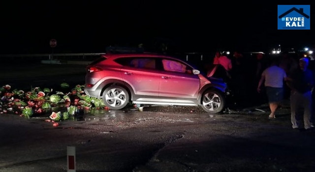 Cip ile traktör çarpıştı