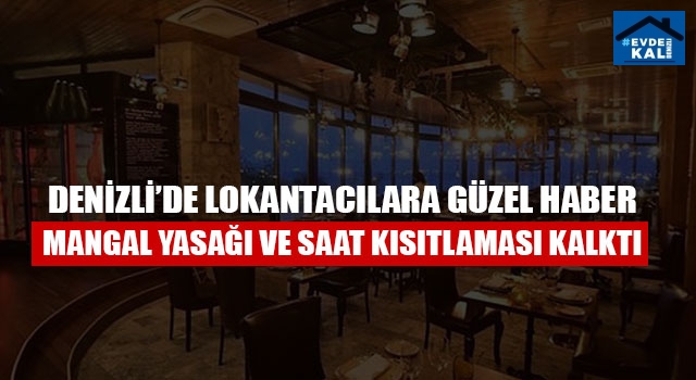 Denizli’de Lokantacılara Güzel Haber