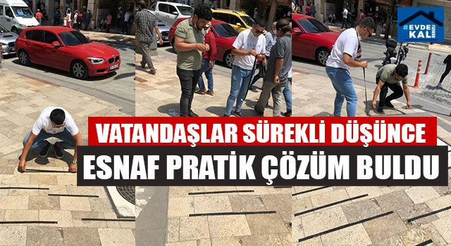 Vatandaşlar Sürekli Düşünce Esnaf Pratik Çözüm Buldu