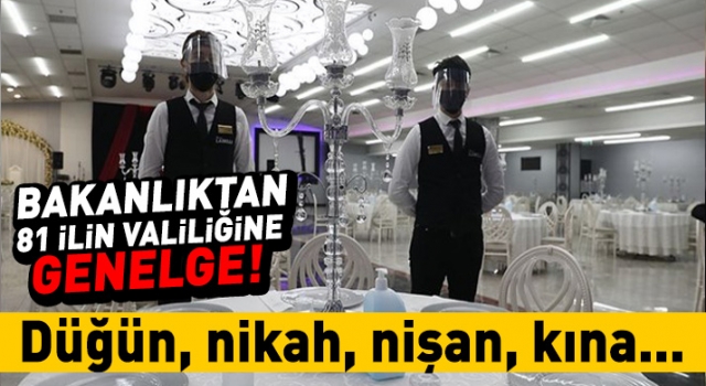 81 ilde düğün, nişan denetimi