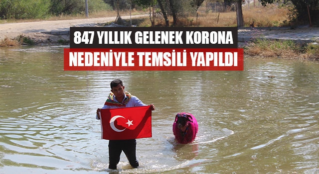 847 Yıllık Gelenek Korona Nedeniyle Temsili Yapıldı