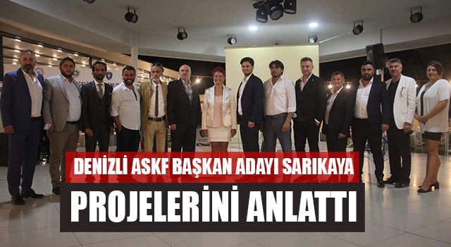Denizli Askf Başkan Adayı Ayşe Sarıkaya Projelerini Anlattı