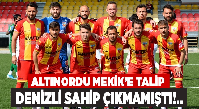 Denizli Sahip Çıkmayınca Altınordu Mekik’e talip oldu
