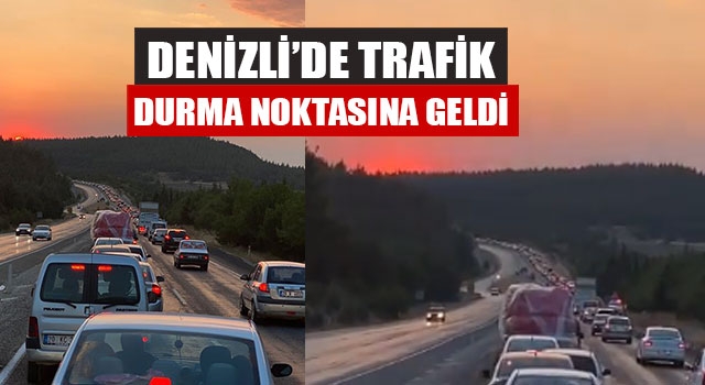Denizli’de Trafik Durma Noktasına Geldi