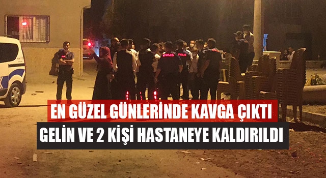 Denizli'de düğünde kavga iki aile birbirine girdi
