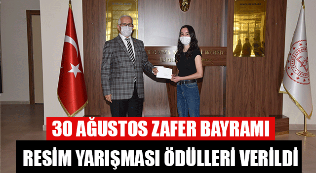 30 Ağustos Zafer Bayramı Resim Yarışması Ödülleri Verildi