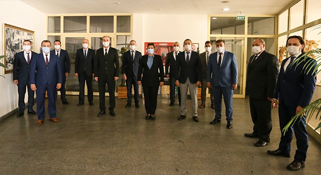 Aydın Şehir içi Motorlu Taşıtlar Kooperatifi başkana ziyaret