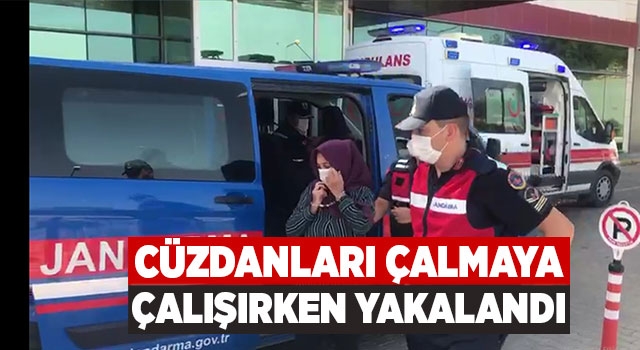 Cüzdanları Çalmaya Çalışırken Yakalandı