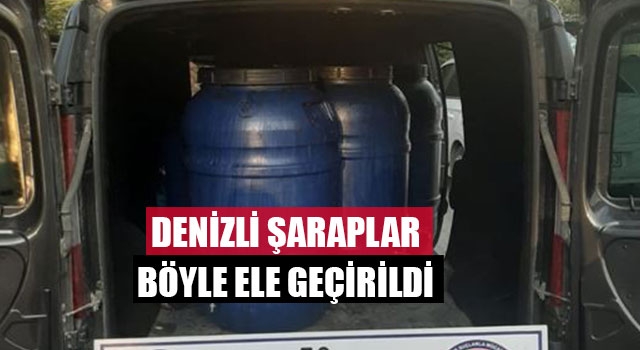 Denizli kaçak Şaraplar Böyle Ele Geçirildi