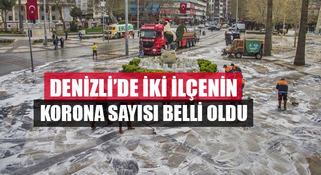 Denizli’de İki İlçenin Korona Sayısı Belli Oldu