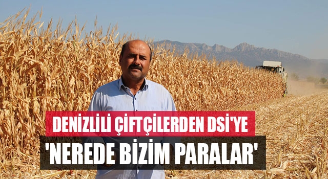 Denizlili Çiftçilerden DSİ'ye 'Nerede Bizim Paralar'