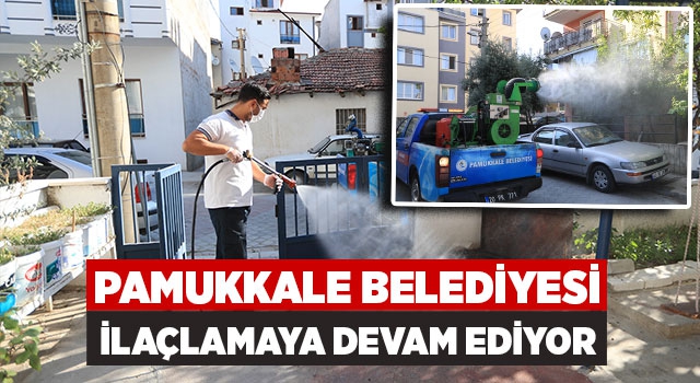 Pamukkale Belediyesi İlaçlamaya Devam Ediyor
