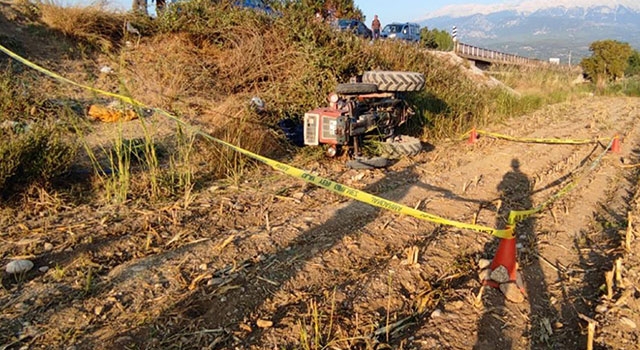 Seydikemer’de Traktör kazası Himmet Köse öldü