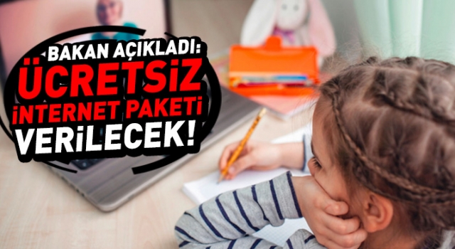 Ücretsiz internet paketi verilecek