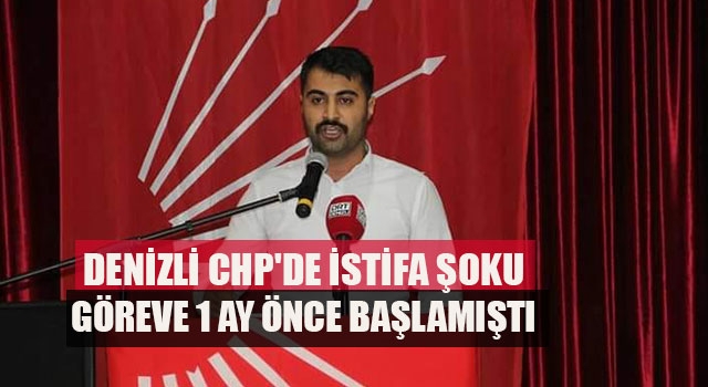 CHP’de istifa şoku Başkan’ı suçlayarak istifa etti