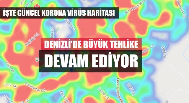 Denizli'de büyük tehlike devam ediyor