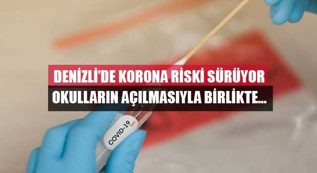 Denizli’de Korona Riski Sürüyor Okulların Açılmasıyla Birlikte…