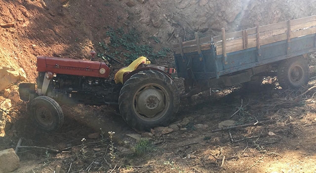 Gediz’de traktör üzerinden geçen Hüseyin Bilgili öldü   
