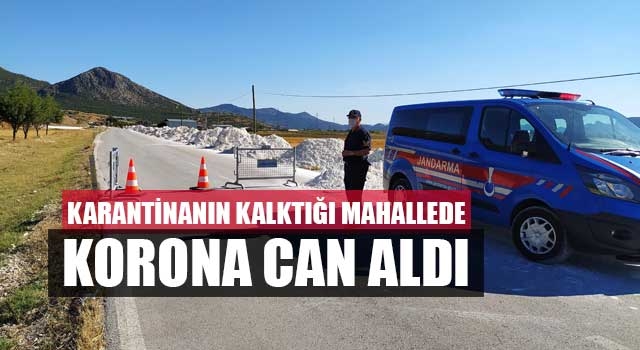 Karantinanın Kalktığı Mahallede Korona Can Aldı