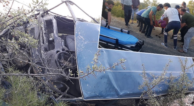 Kula’da araç şarampole uçtu Hakan Uğurlu yaralandı