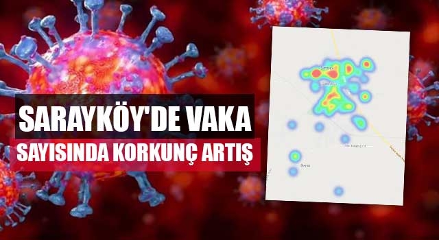 Sarayköy'de Vaka Sayısında Korkunç Artış