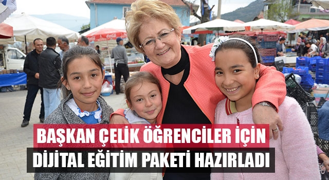 Başkan Çelik öğrenciler için dijital eğitim paketi hazırladı