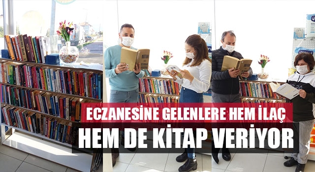 Eczanesine Gelenlere Hem İlaç Hem de Kitap Veriyor