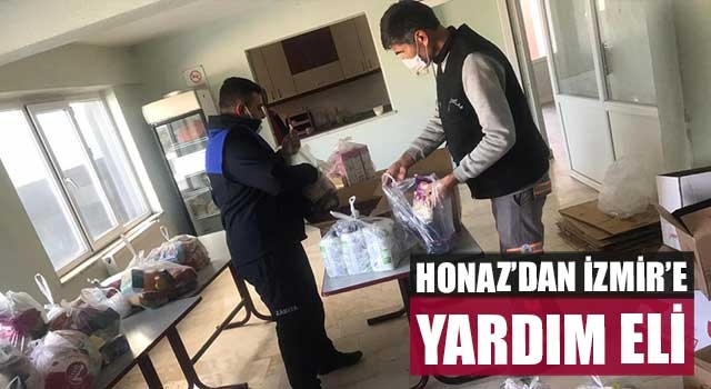 Honaz’dan İzmir’e yardım eli