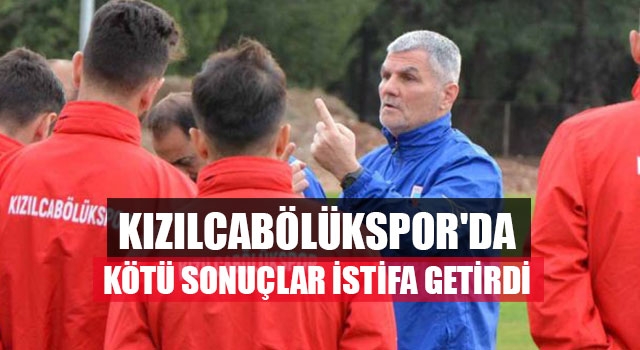 Kızılcabölükspor'da kötü sonuçlar istifa getirdi