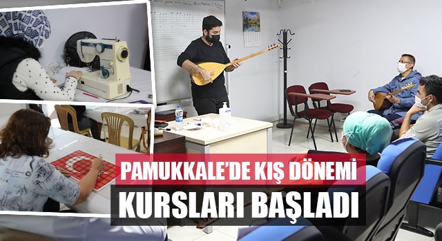 Pamukkale’de Kış Dönemi Kursları Başladı