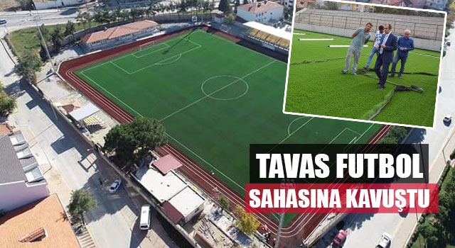 Tavas futbol sahasına kavuştu  