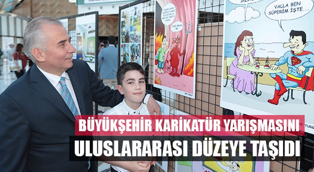 Büyükşehir karikatür yarışmasını uluslararası düzeye taşıdı