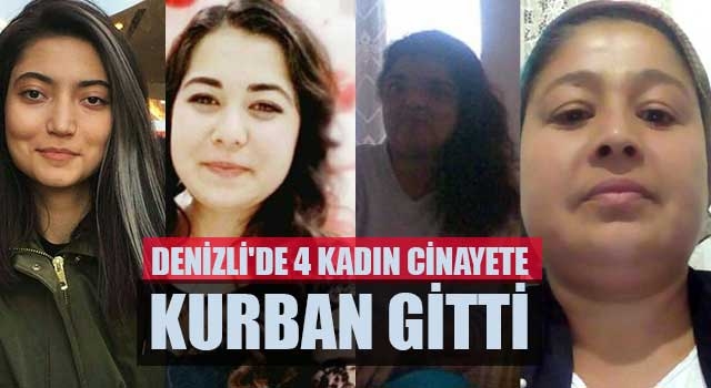 2020'de Denizli'de 4 kadın cinayete kurban gitti