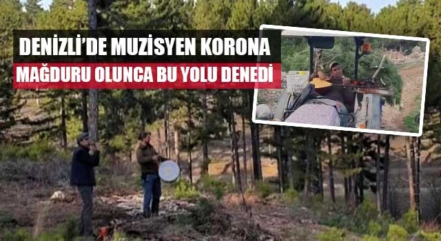 Denizli’de Müzisyen Korona Mağduru Olunca kesim işçisi oldu