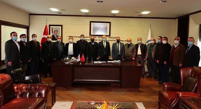 Muhtarlar Derneği'nden Başkan Zolan'a ziyaret