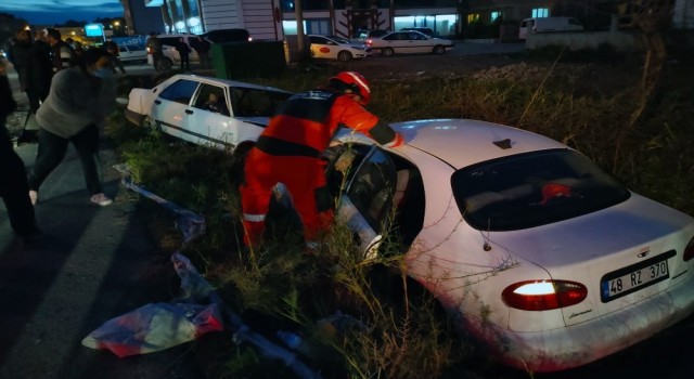 Dalaman’da kazada 2 kişi yaralandı