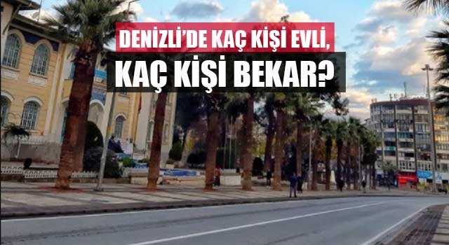 Denizli’de kaç kişi evli, kaç kişi bekar?